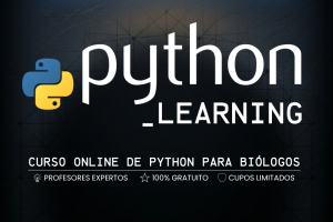 ¡Inscripciones abiertas! Curso online gratuito de Python para biólogos